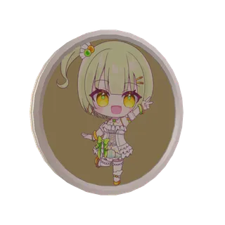 四葉メロンの万博記念メダル オレンジ