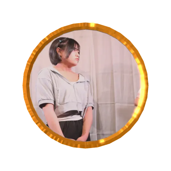李梨「りこのことだいすき」(「ひみつ、大丈夫そ？」セリフ付き3Dボイスメダル)