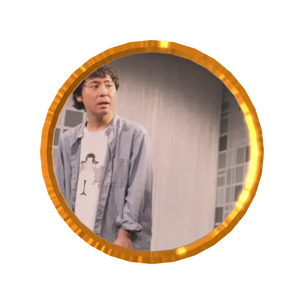 万代竜一「食べてきちゃった」(「ひみつ、大丈夫そ？」セリフ付き3Dボイスメダル)