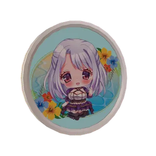 咲夜ねむの万博記念メダル 青芒