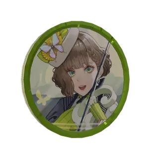 3Dアラームボイスメダル（白玉響ふわり - 目覚めの曲 - ）