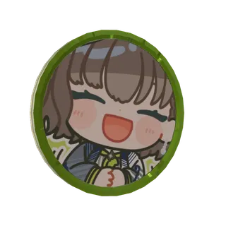 3Dアラームボイスメダル（白玉響ふわり - 朝ごはんボイス - ）