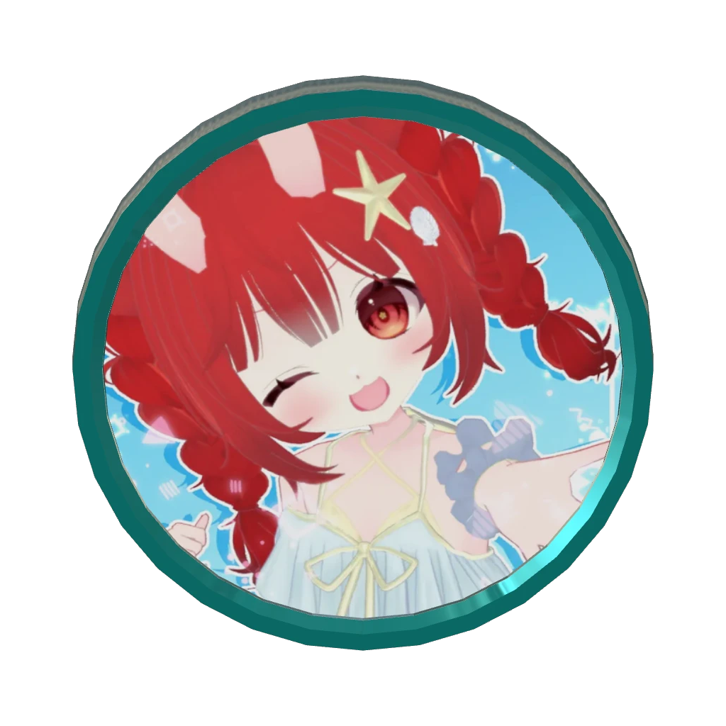 3Dアラームボイスメダル（狐ノ里たけのこ - VTuber水着写真集 - ）
