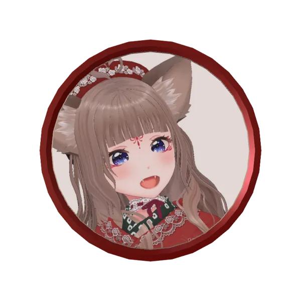 3Dアラームボイスメダル（狐花てん⑪）
