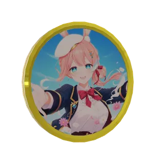 3D応援メダル（時音ありす ｰ 第3回 歌枠グランプリ 〜歌枠から世界へ。めざせ！メジャーデビュー！! ｰ ）