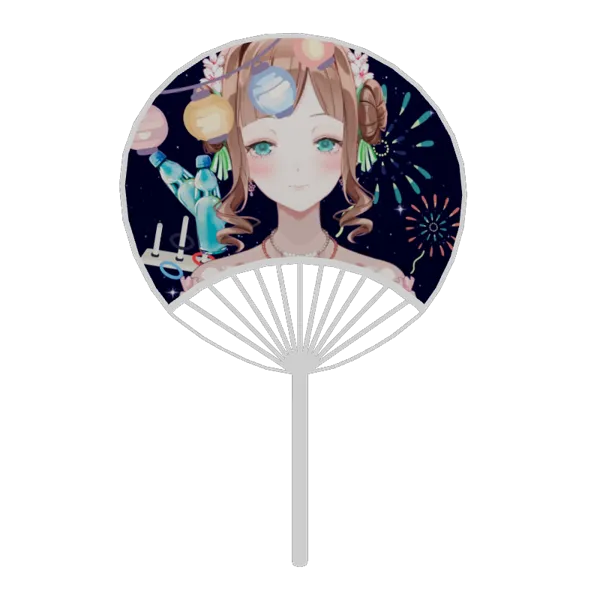 ユウナのうちわ『君と過ごす、ひと夏の夜』