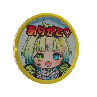 3D応援メダル（詩乃すぴか ｰ 第3回 歌枠グランプリ 〜歌枠から世界へ。めざせ！メジャーデビュー！! ｰ ）