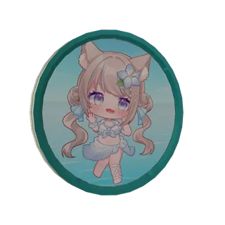 3Dアラームボイスメダル（雪明みてん - VTuber水着写真集 - ）