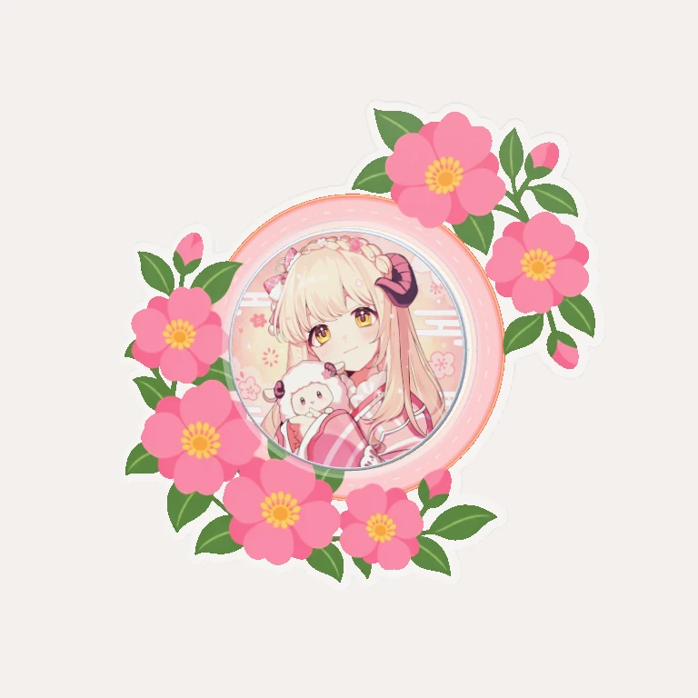 デコレーション缶バッジ