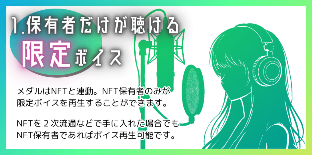 ① 保有者だけが聴ける限定ボイス
