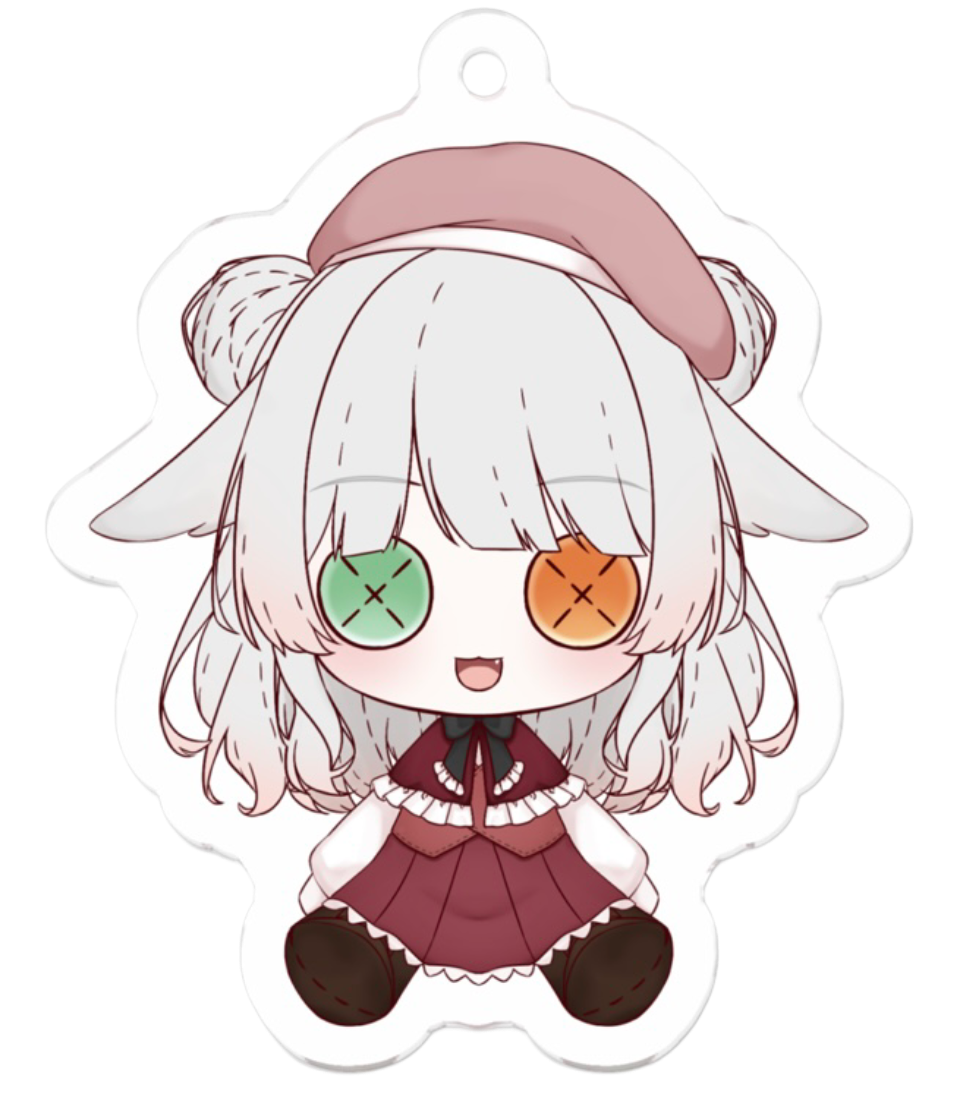 ぬいぐるみ野羊のアクリルキーホルダー