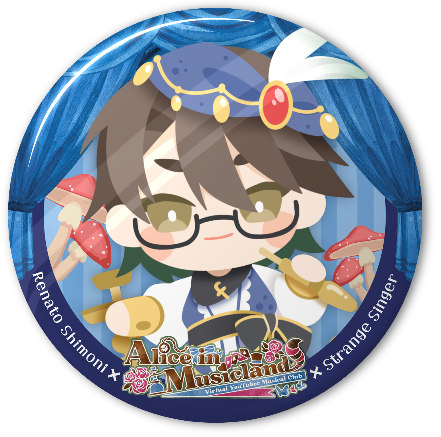 リアル缶バッジ(下仁玲奈人)