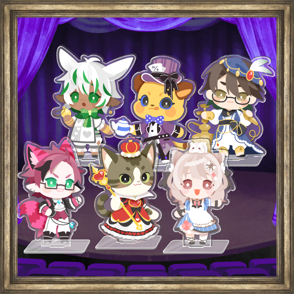 リアルアクリルスタンド(メンバー6名全員)