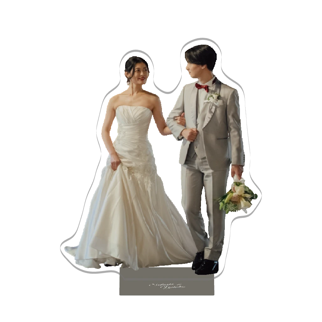 3Dアクリルスタンド（Satoshi Miyachi - 結婚記念 - ）