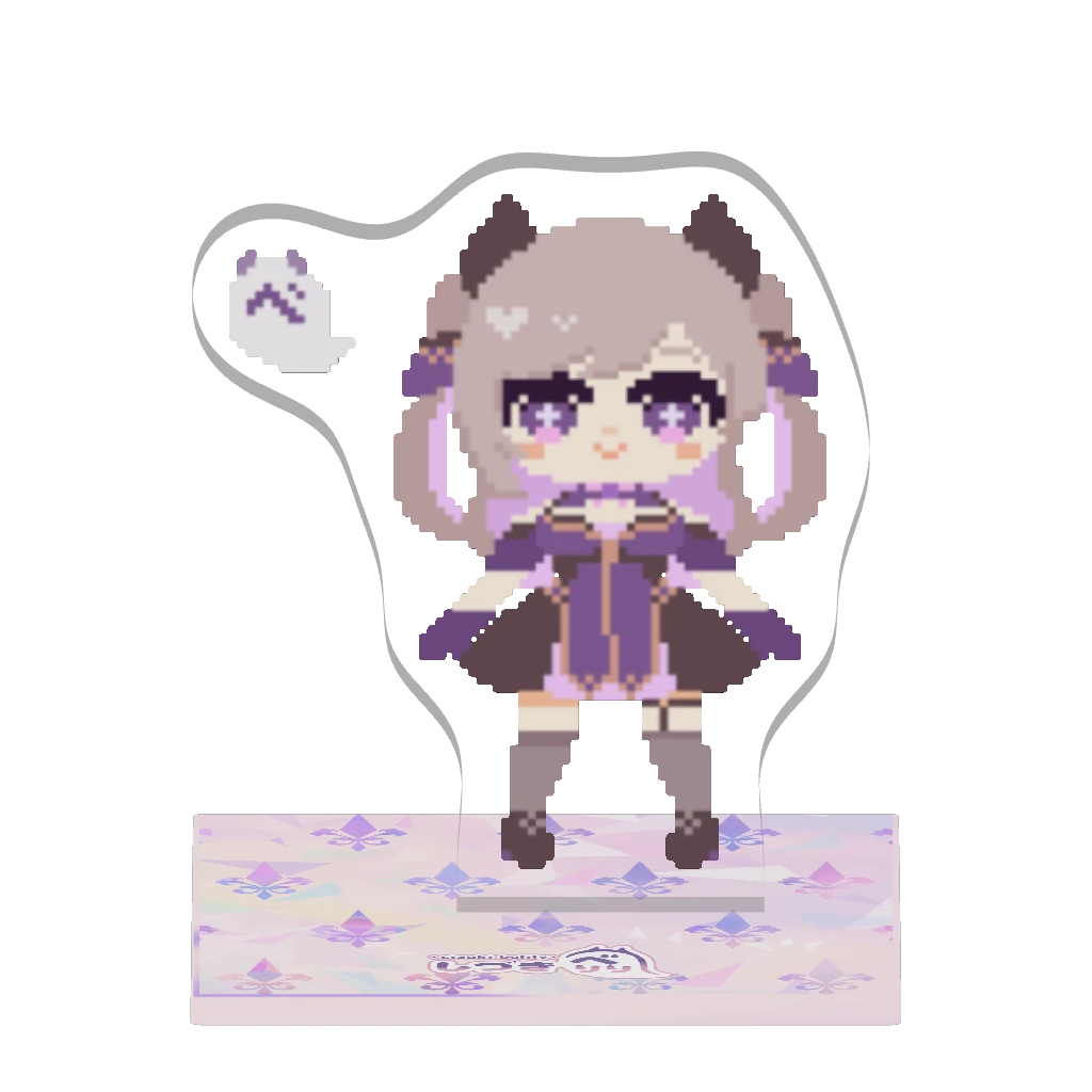 3Dアクリルスタンド(しづきべりり -ドットべりり)