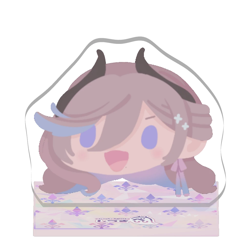 3Dアクリルスタンド(しづきべりり - おまんじゅうべりり)