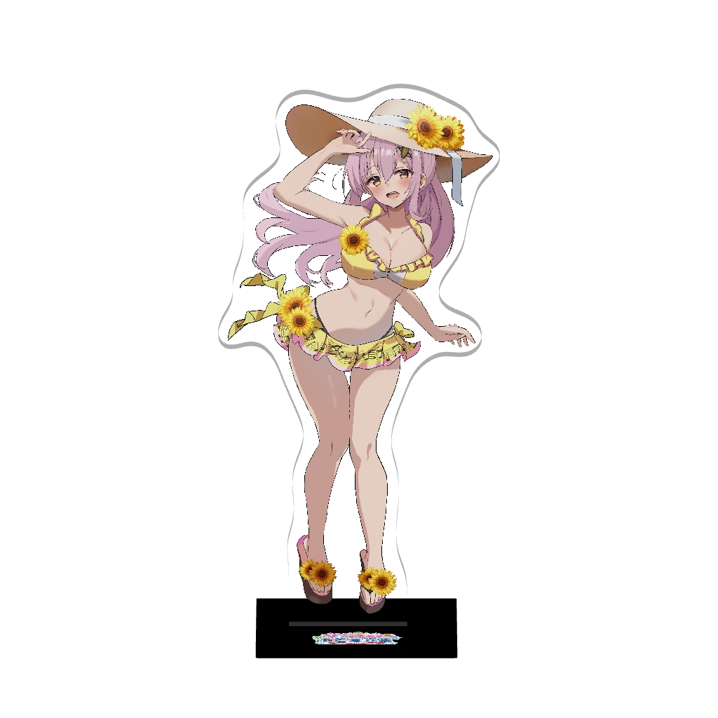 水着歌枠リレー3Dアクリルスタンド（蜂屋ひまわり）
