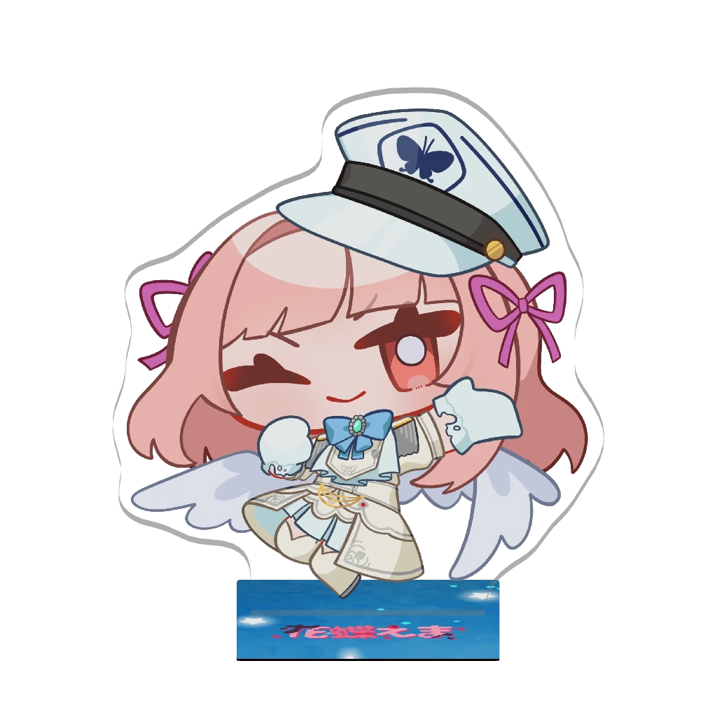 【Angel or Devil...？】ミニキャラ 花蝶えま～Angel～3Dアクリルスタンド 