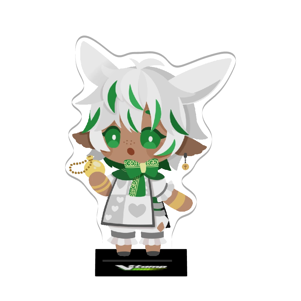 3Dアクリルスタンド( Vミュージカル部 - ちゅんちゅんこやぎ【白うさぎ】)
