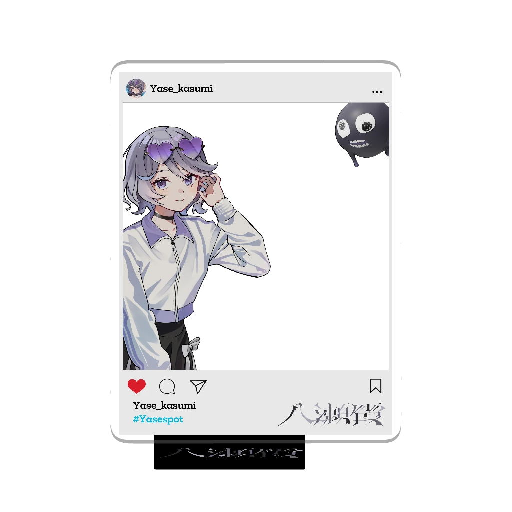 3Dアクリルスタンド（八瀬霞）インスタ風