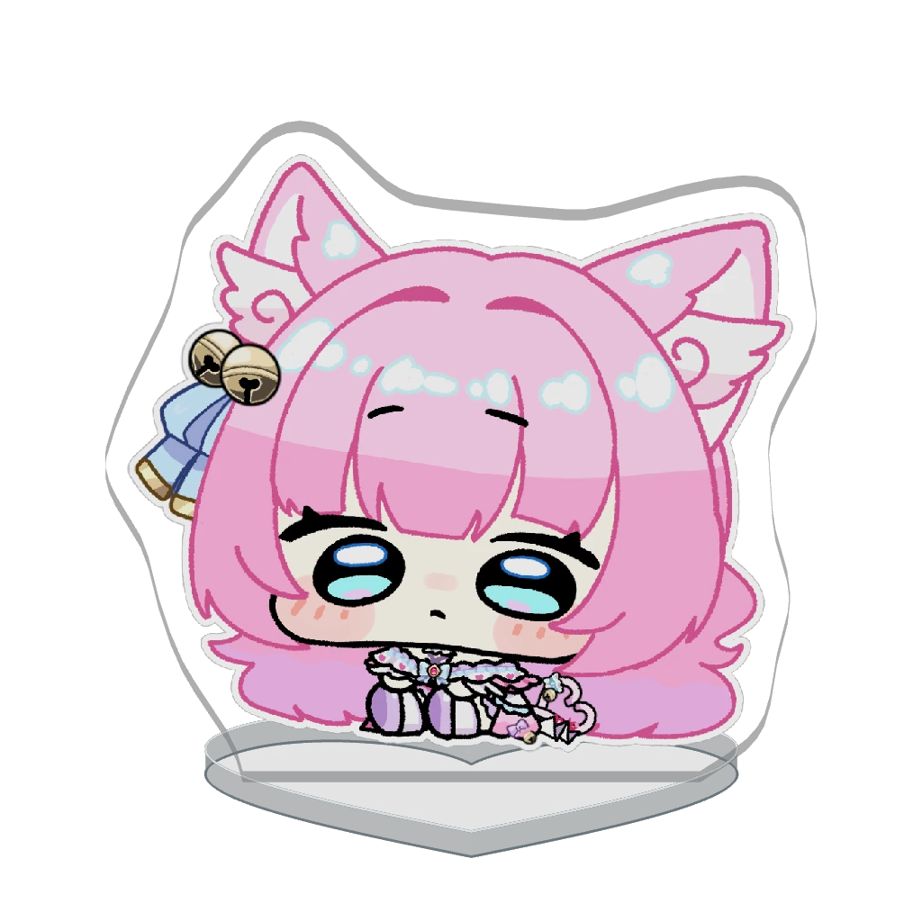 3Dアクリルスタンド（愛鳴ねねむ）もちねねむアクスタ1