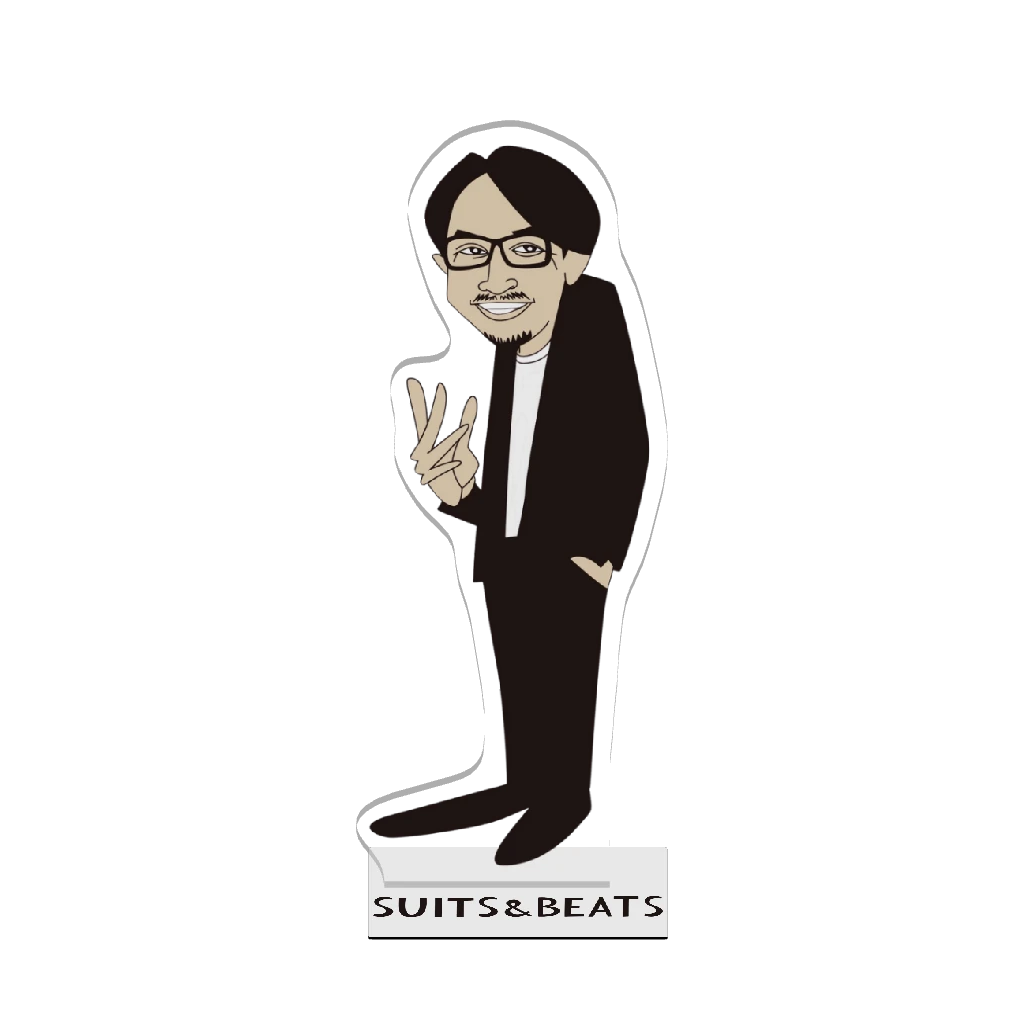 3Dアクリルスタンド(SUITS&BEATS_Daido)