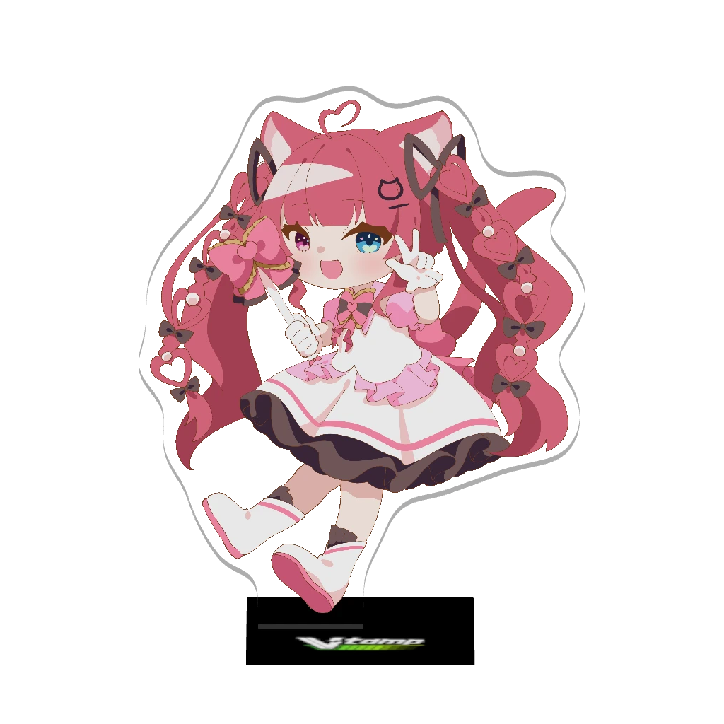 3Dアクリルスタンド( 魔法少女歌枠リレー愛猫はにゃ - ミニキャラ)