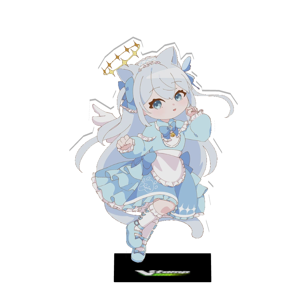 3Dアクリルスタンド( にゃんにゃん歌枠リレー比羽沢れいら - ミニキャラ)