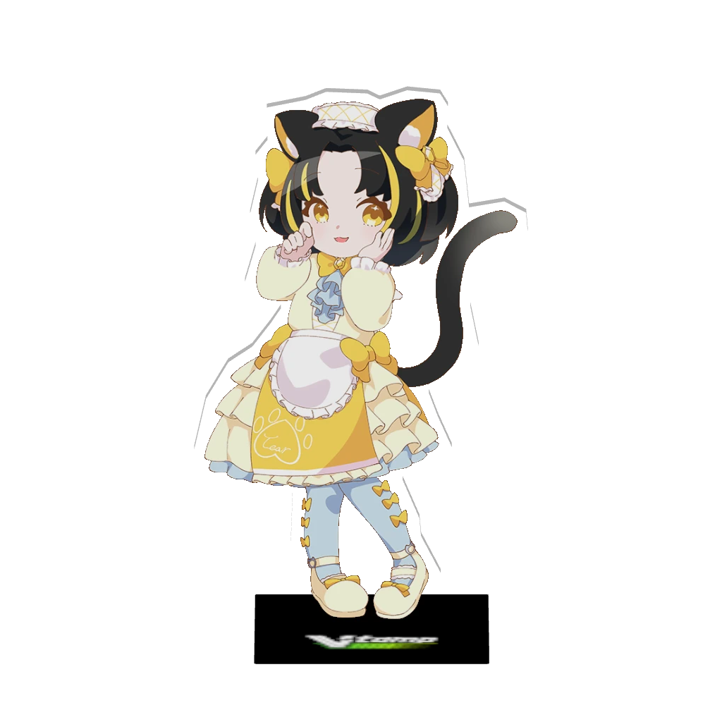 3Dアクリルスタンド( にゃんにゃん歌枠リレー夕月ティア - ミニキャラ)