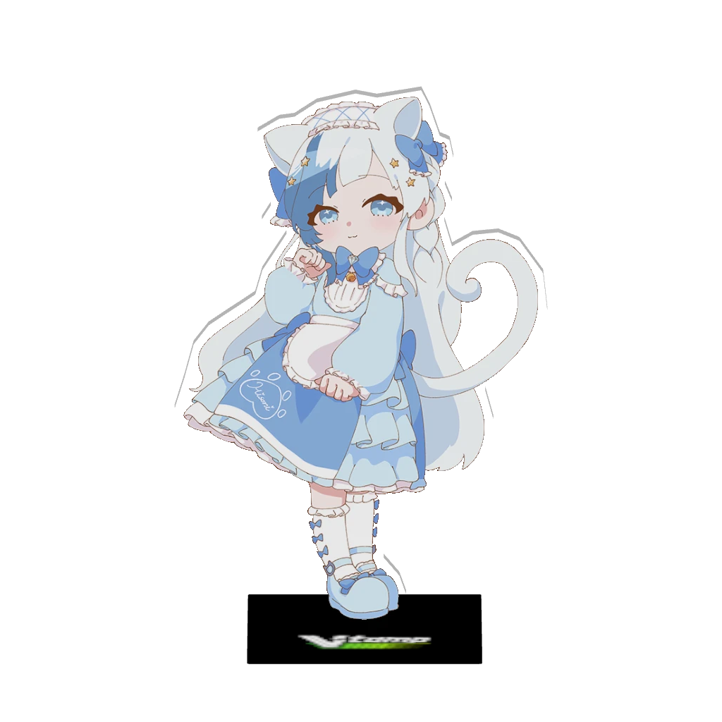 3Dアクリルスタンド( にゃんにゃん歌枠リレー紗彩木ひそり - ミニキャラ)