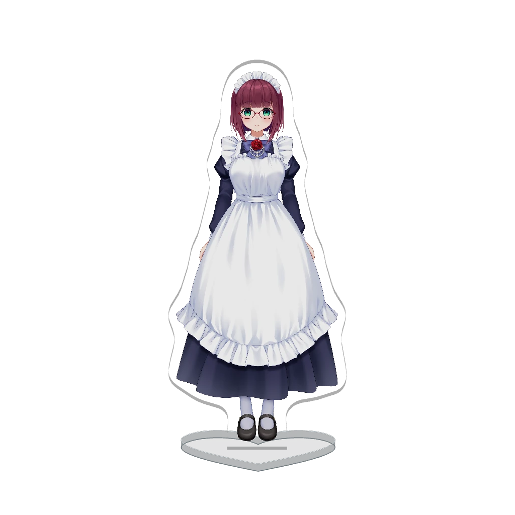 3Dアクリルスタンド（みるるん）メイドさん