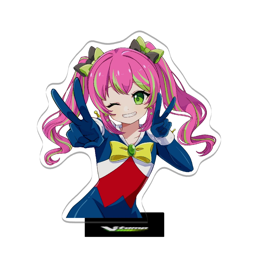 3Dアクリルスタンドイラスト(プラりん ver.G)