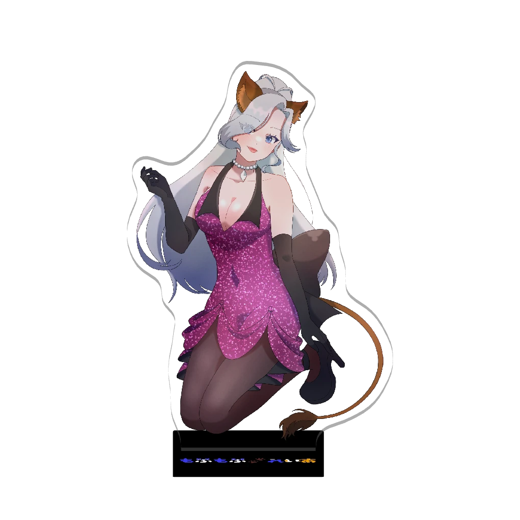 3Dアクリルスタンド(もふもふれいあ ver.2）