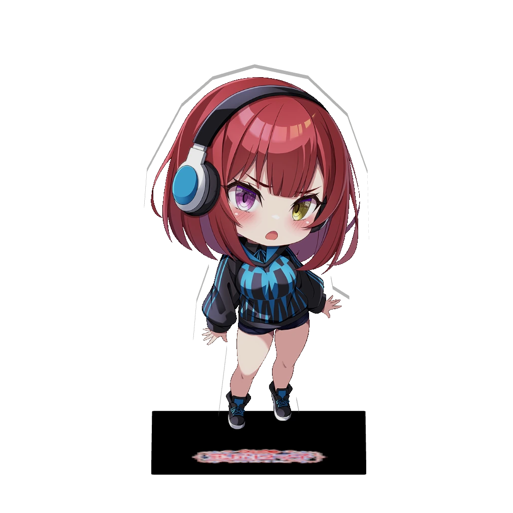 3Dアクリルスタンド（塩ちゃん）