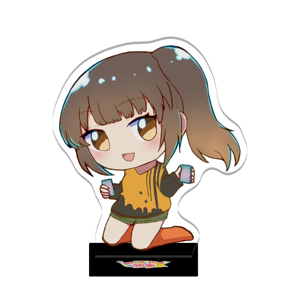 3Dアクリルスタンド（アサツキ サキ【Vのすがた】）〜アサツキメモリアル〜 【サムネ用イラストシリーズ】占いしよっ！