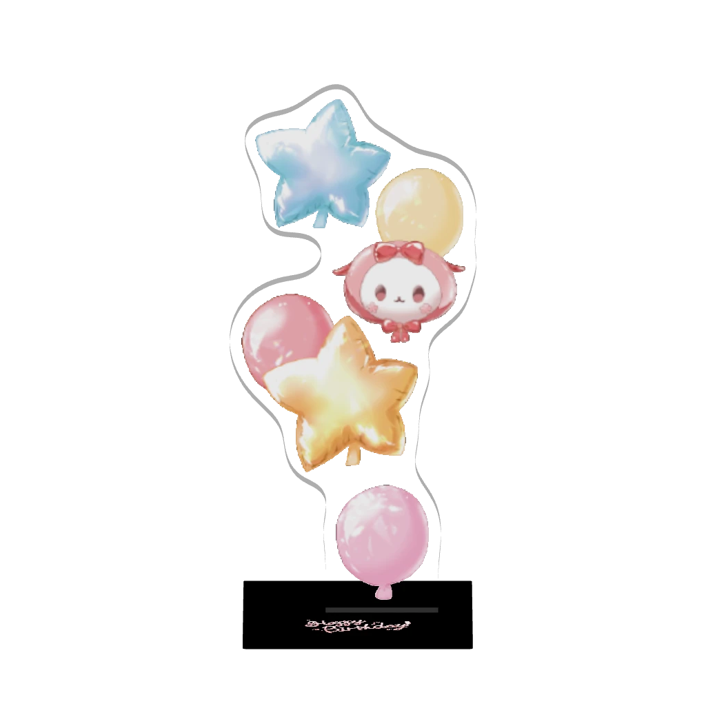 3Dアクリルスタンド（桜結こえび - 風船① -）