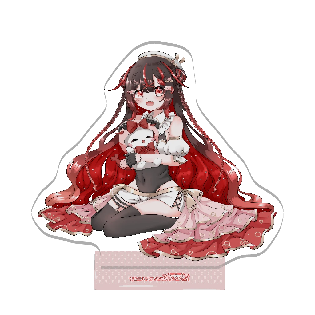 桜結こえび3周年Vデビュー1周年3Dアクリルスタンド(黒髪ver.)