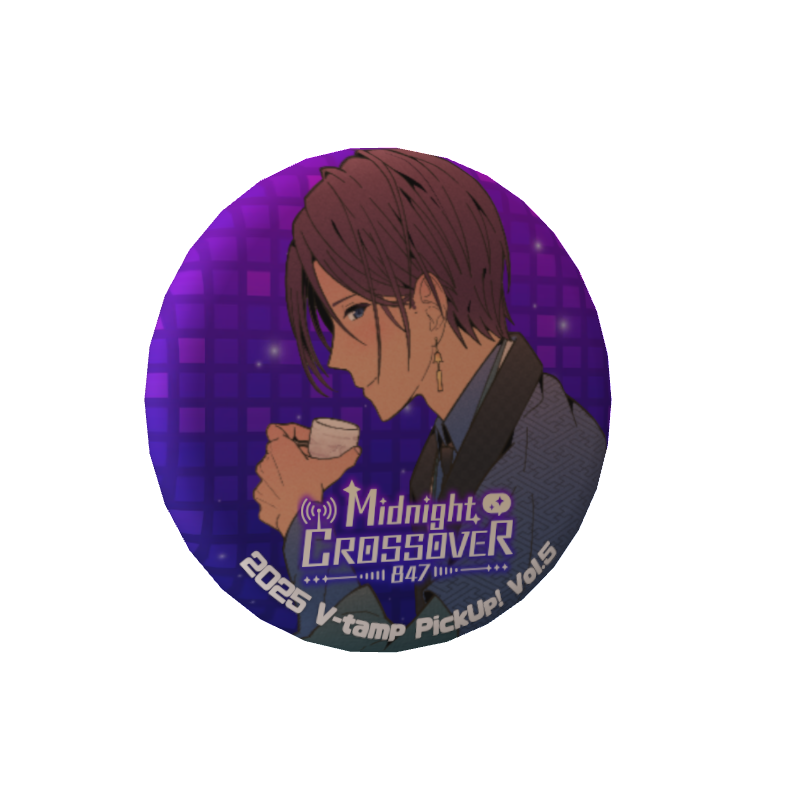 3D缶バッジ（添依音ルシヤ - Midnight CROSSOVER 847 - ）
