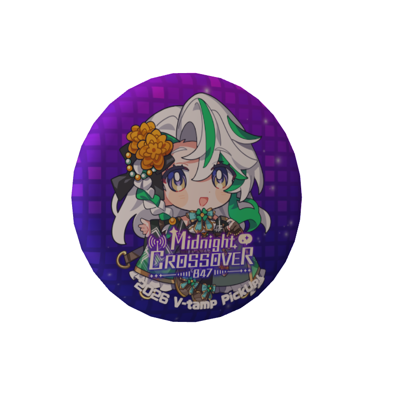 3D缶バッジ（サヤ・グレース - Midnight CROSSOVER 847 - ）