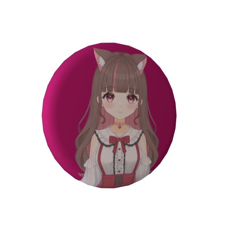 あゆ美の缶バッジ
