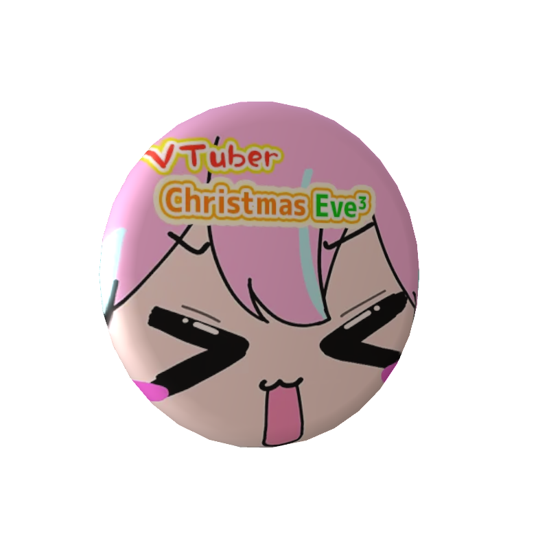 3D缶バッジ（星ノ音コロン - Vtuber Christmas Eve³ - ）