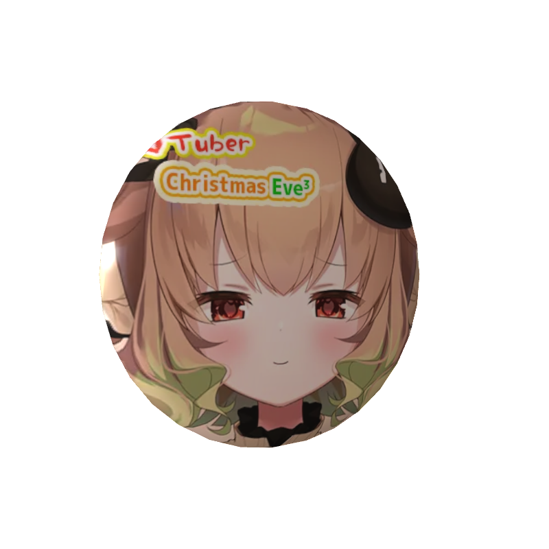 3D缶バッジ（翠森アトリ - Vtuber Christmas Eve³ - ）