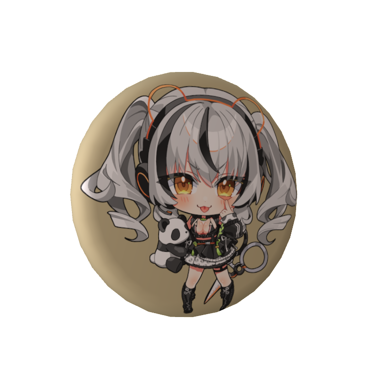 笹城みおんの缶バッジミニみおん①
