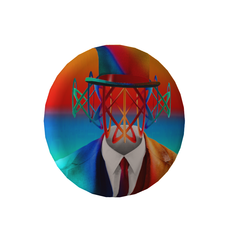 3D缶バッジ（Invisible Anonymous）