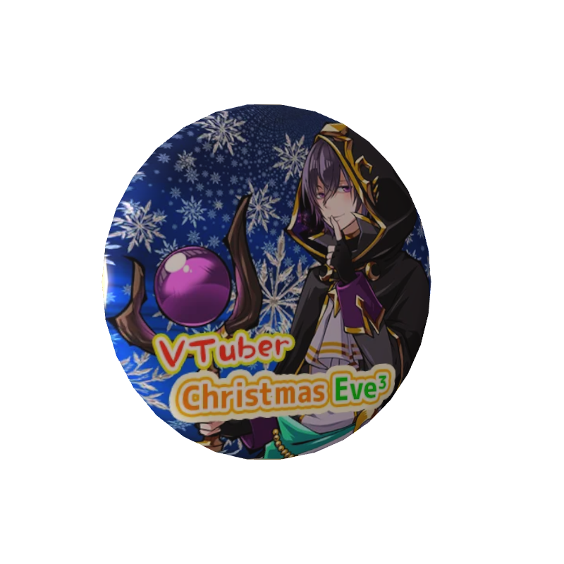 3D缶バッジ(八雲れん - Vtuber Christmas Eve³ - )