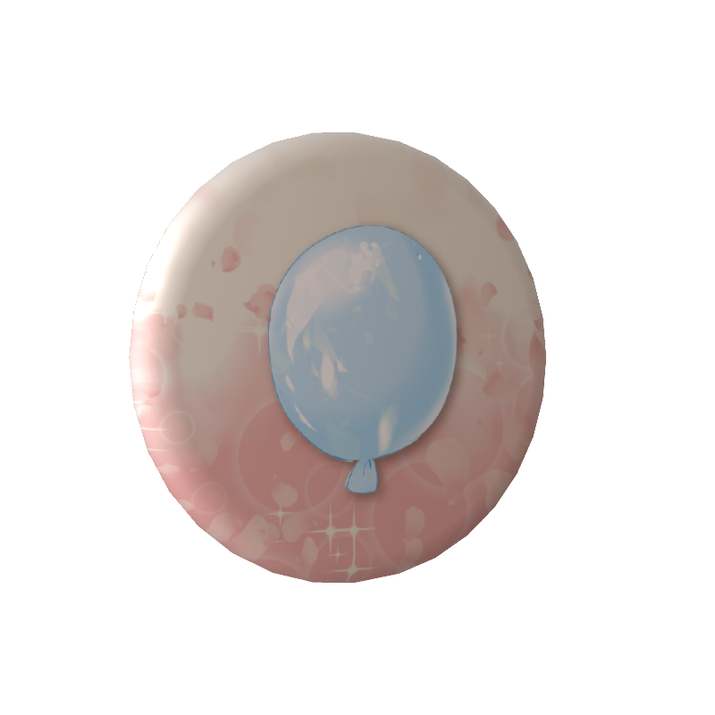 3D缶バッジ(桜結こえび - 風船① - )