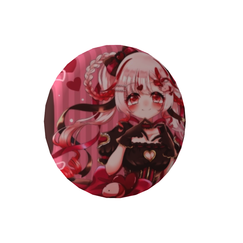 桜結こえびの缶バッジ【あなたにありったけの愛をこめて】