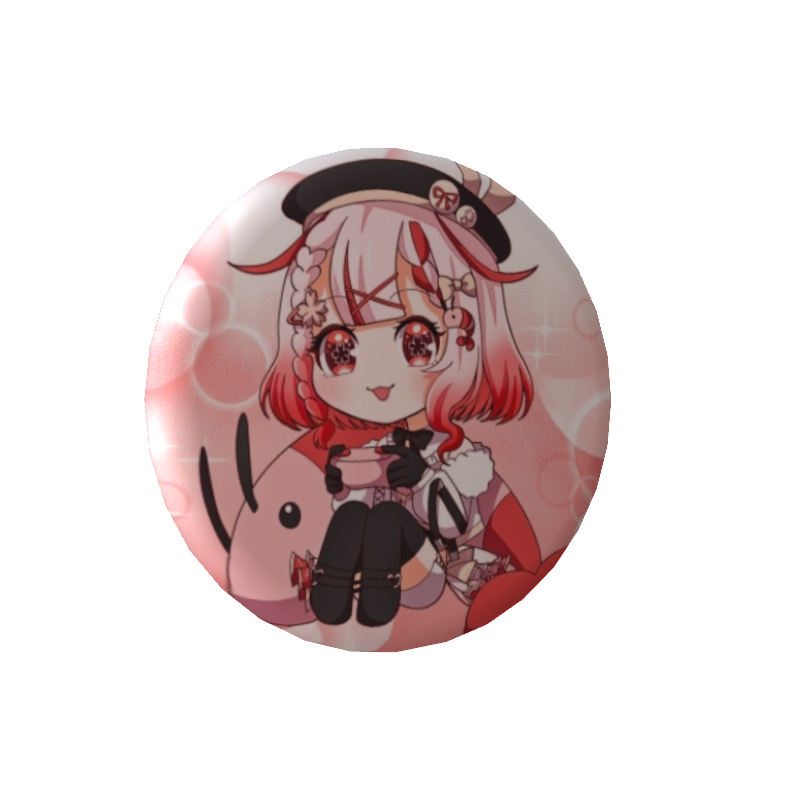 桜結こえびの缶バッジ【ゲーム中こえび】