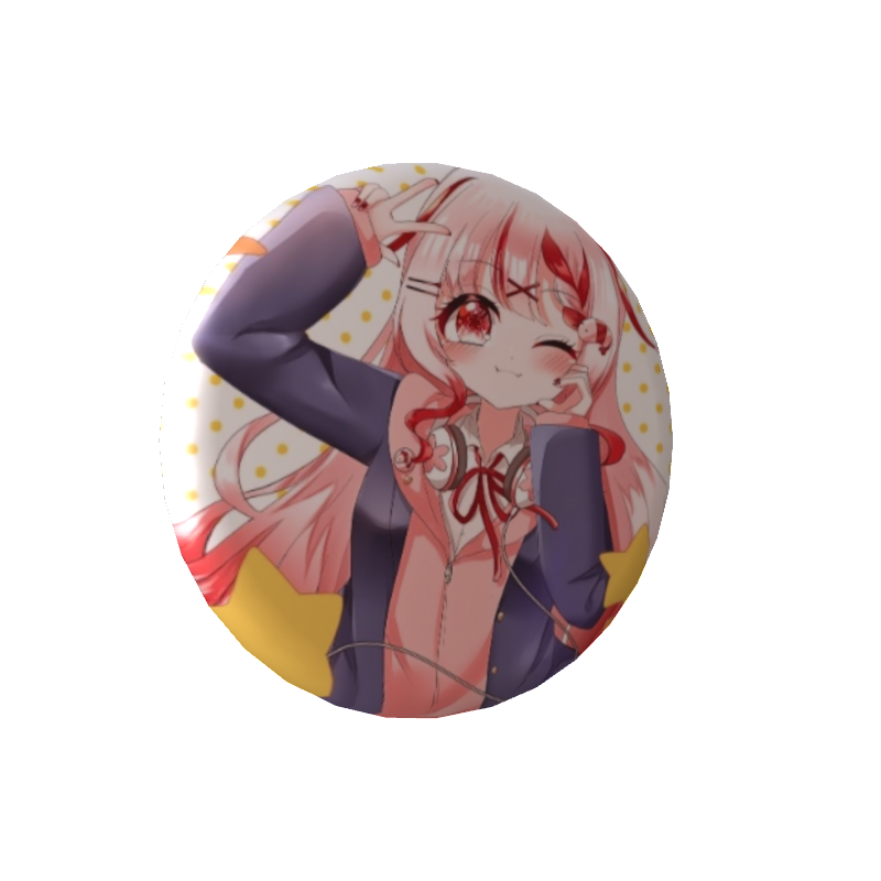 桜結こえびの缶バッジ【今日の放課後はどうする？】
