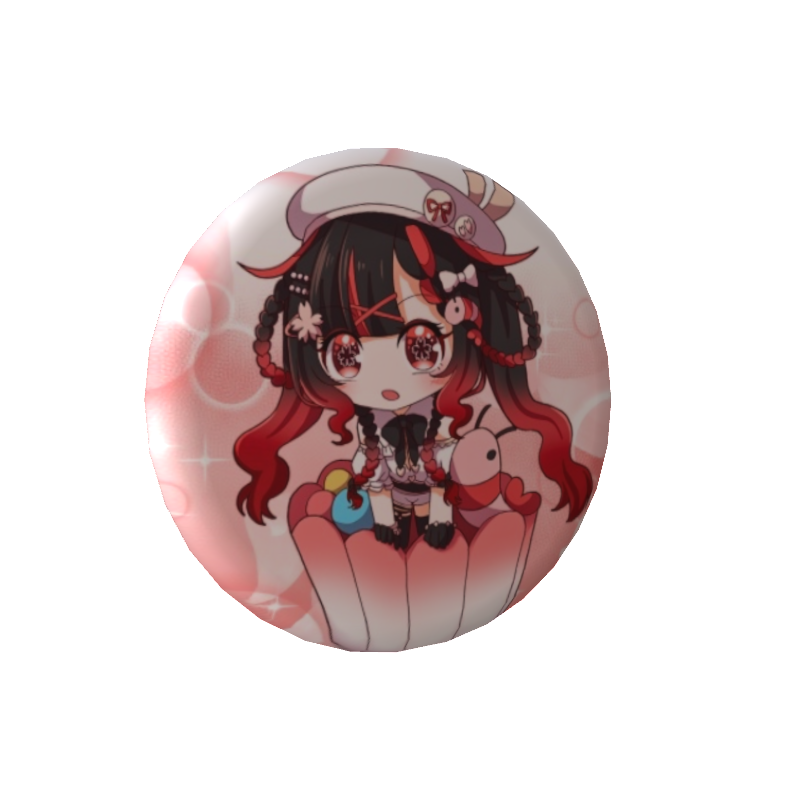 桜結こえびの缶バッジ【カップケーキ】